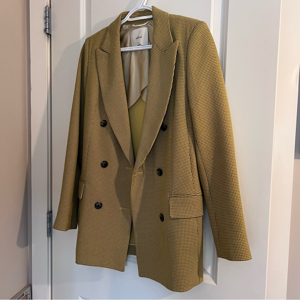 Aritzia Yellow Blazer